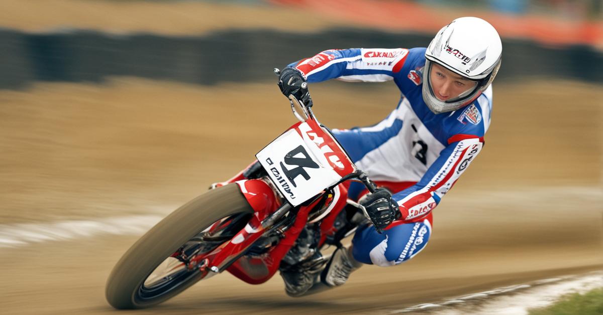 Paweł Hlib podczas indywidualnych mistrzostw świata juniorów na torze w Rybniku w 2007 roku.