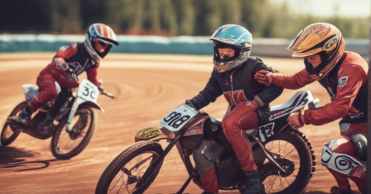 Karol Ząbik trenuje młodych żużlowców.