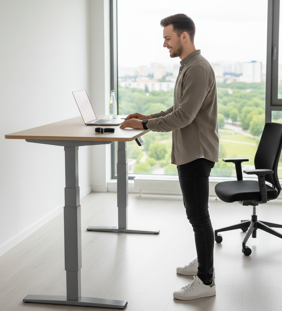 Biohacking w domowym biurze – jak zoptymalizować przestrzeń, by pracować efektywniej?